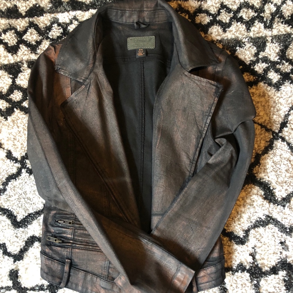 😎 GUESS STRETCHY MOTO JACKET 😎